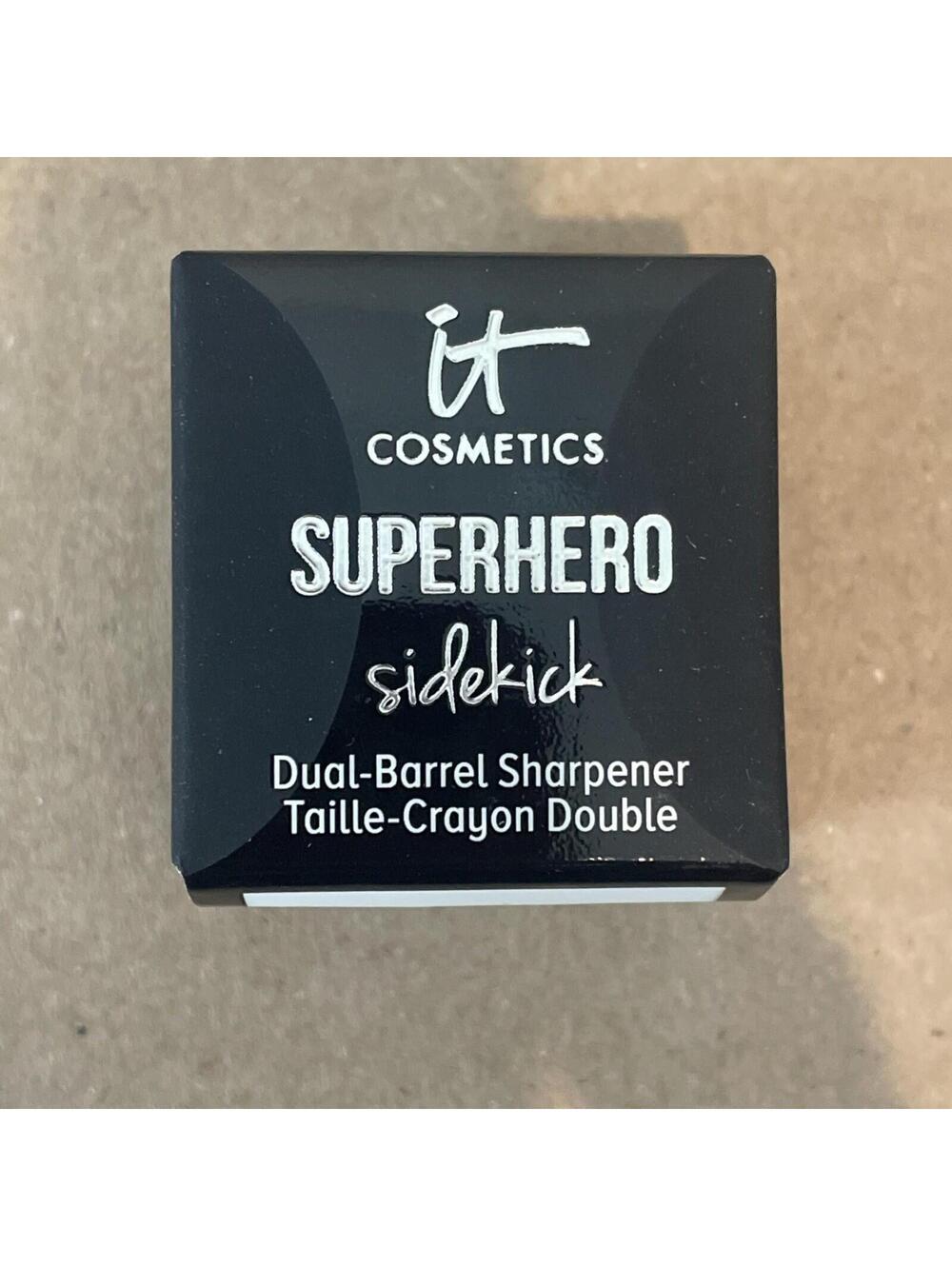 IT Cosmetics Superhero Sidekick Dual-Barrel Sharpener NEW IN BOX